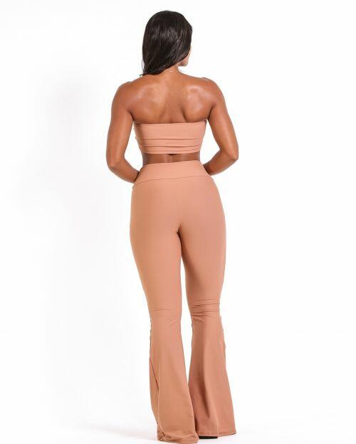 Conjunto Cal�a Flare Light + Top Faixa