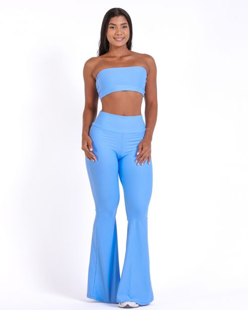 Conjunto Cal�a Flare Light + Top Faixa