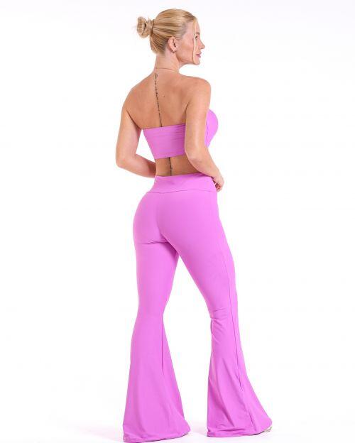 Conjunto Cal�a Flare Light + Top Faixa