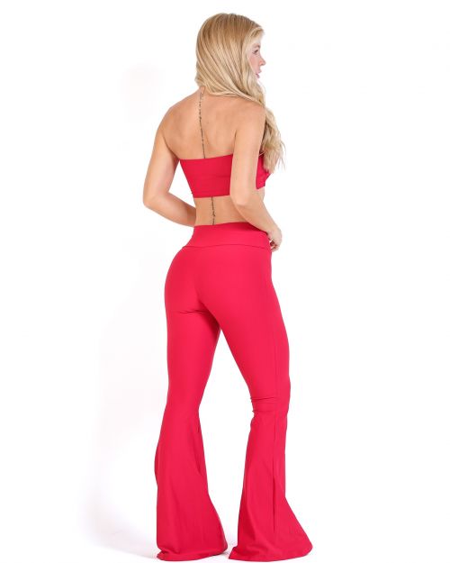 Conjunto Cal�a Flare Light + Top Faixa