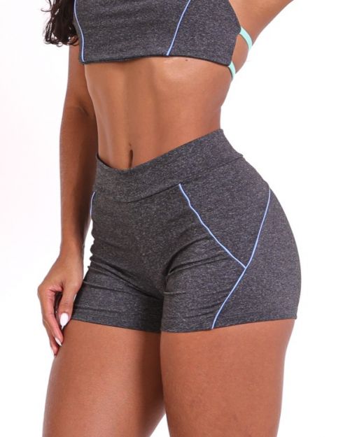 Short Duda Mescla Escuro