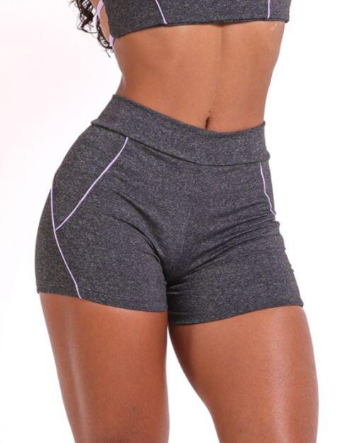 Short Duda Mescla Escuro