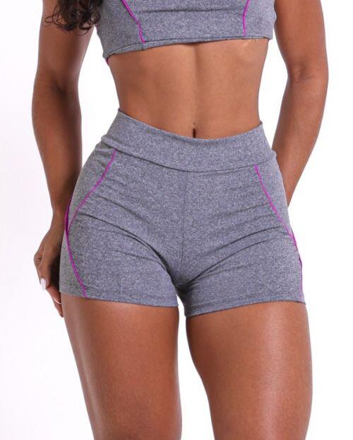 Short Duda Mescla Claro