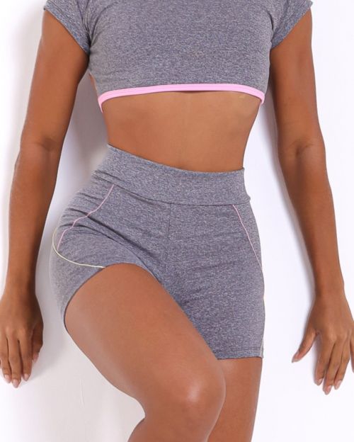 Short Duda Mescla Claro