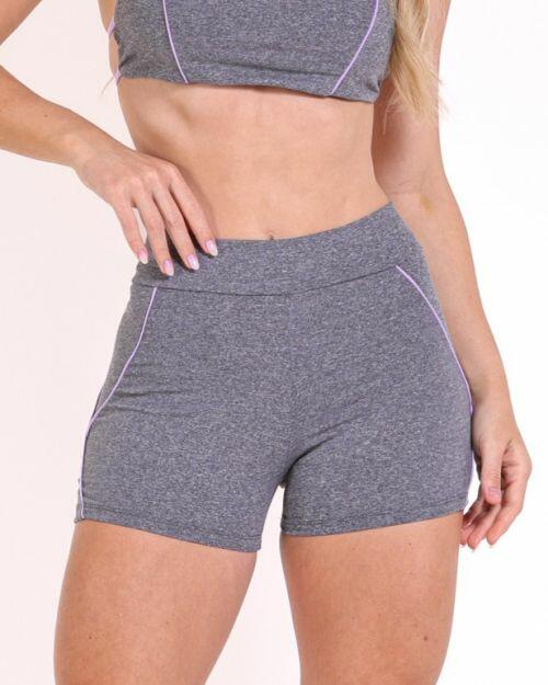 Short Duda Mescla Claro