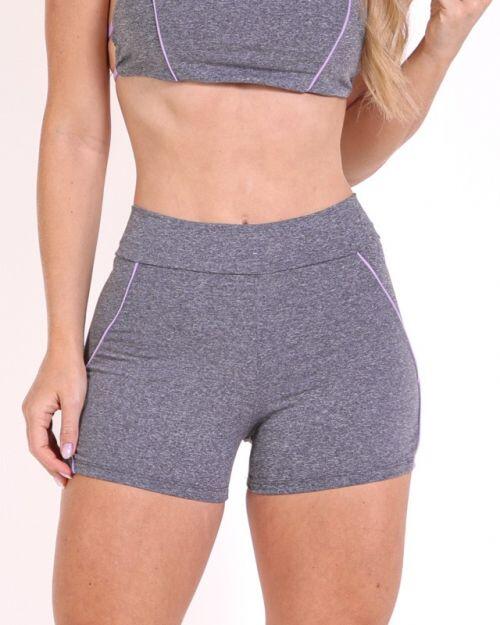 Short Duda Mescla Claro