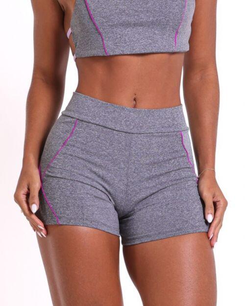 Short Duda Mescla Claro