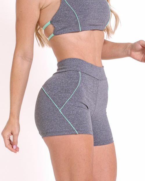 Short Duda Mescla Claro