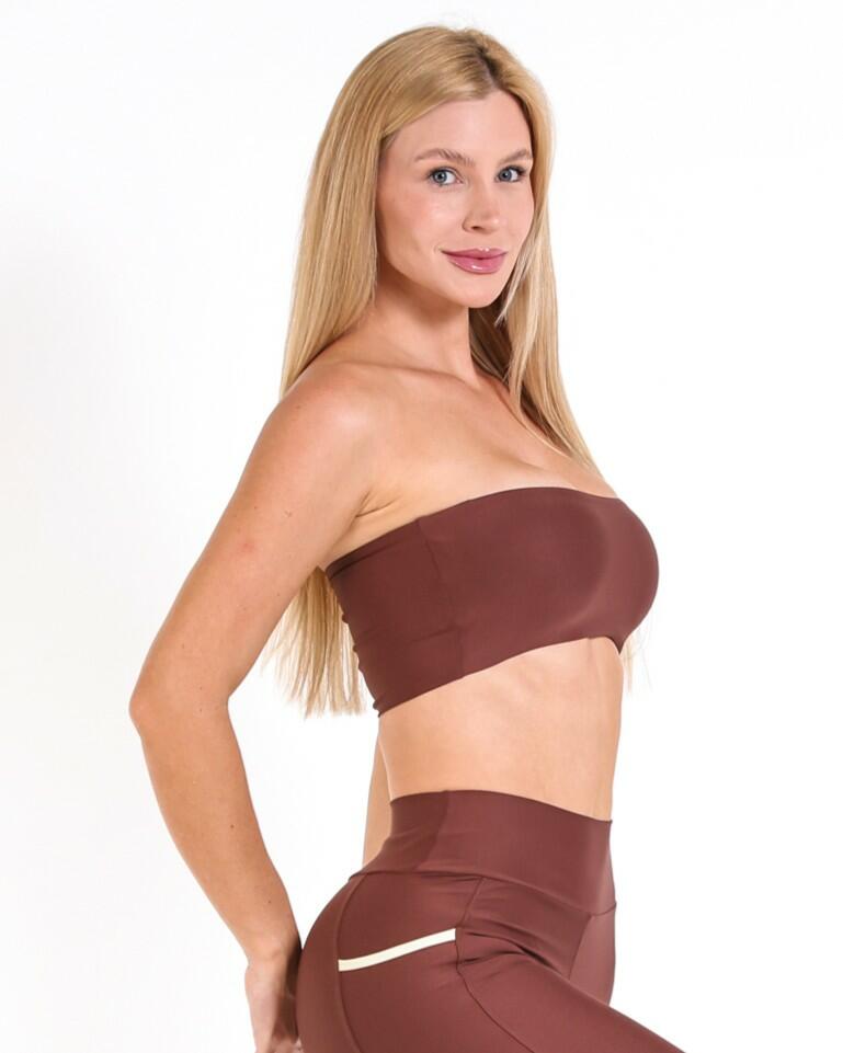 Top Faixa Dupla Face Light