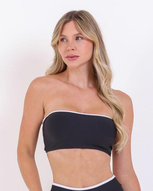 Top Faixa Dupla Face Light