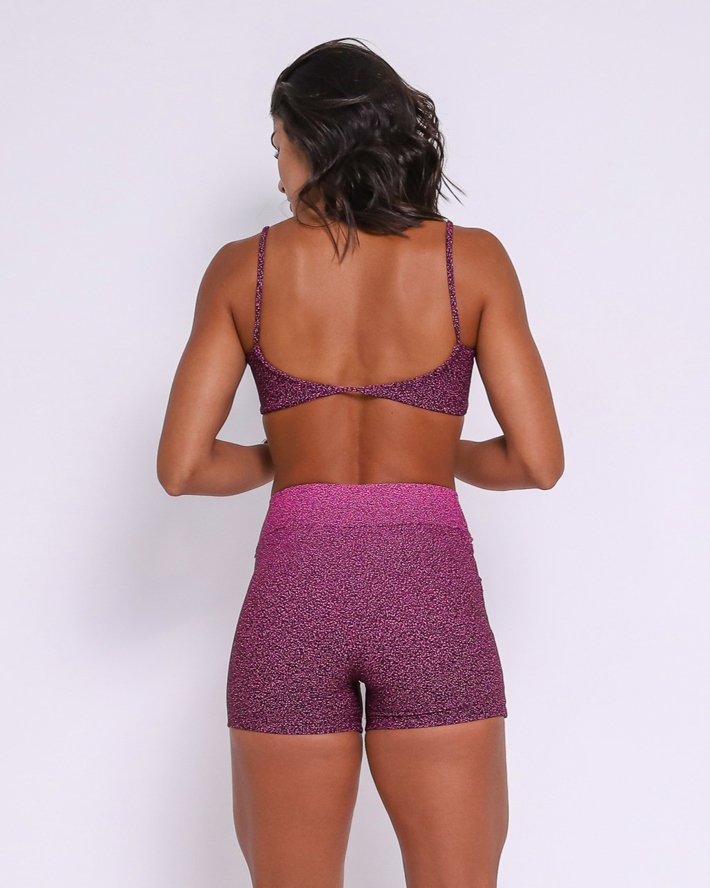Conjunto Short Cós Cruzado New Degradê + Top Ju