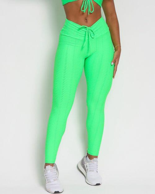 Calça Legging Empina Textura Ondas