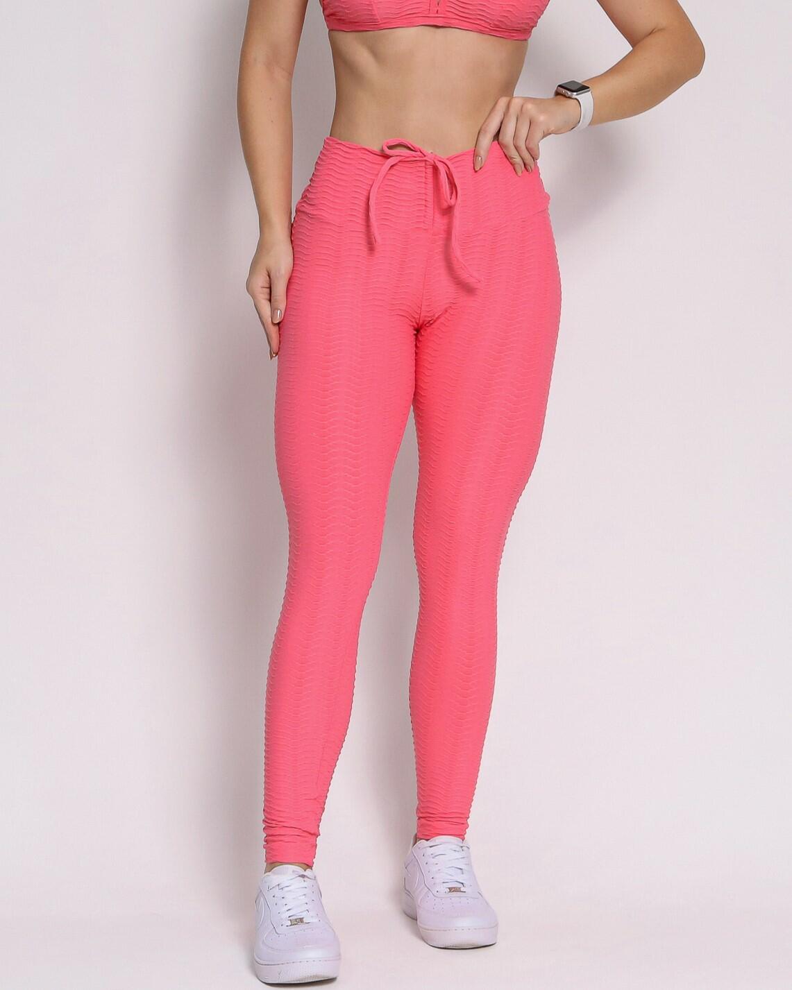 Calça Legging Empina Textura Ondas