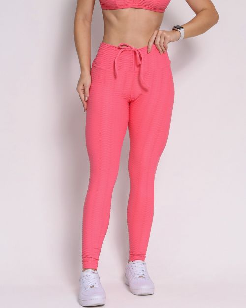 Calça Legging Empina Textura Ondas