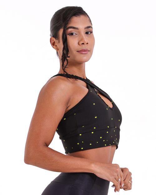 Top Cruzado Degrad� Estrelas