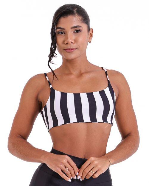Top Ju Listrado Maxi