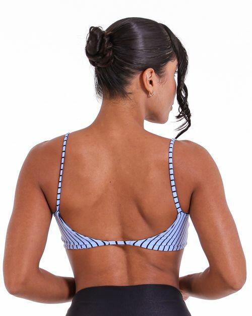 Top Ju Listrado Serenity/Preto