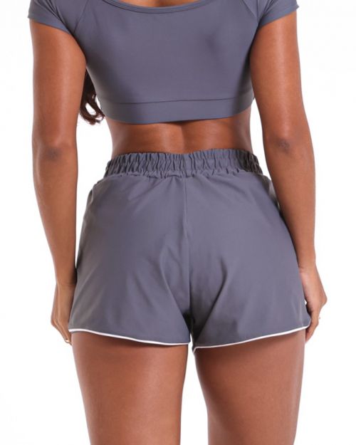 Short Boxer Transpassado Bicolor