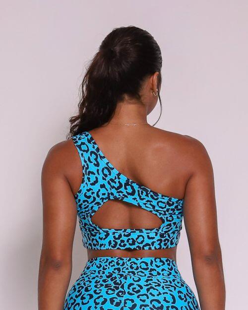 Top Paloma Onça Colors Azul