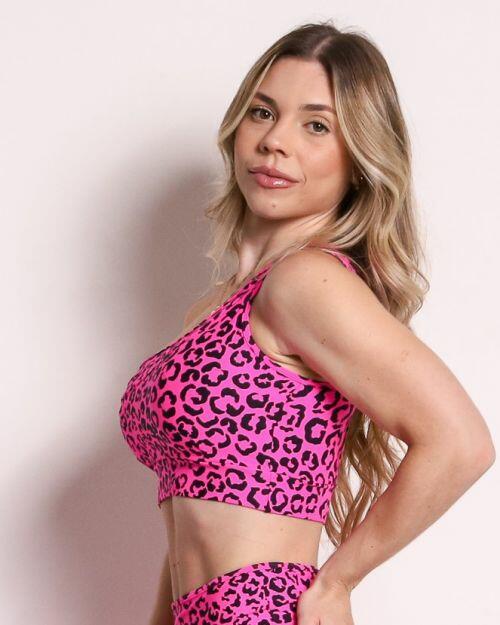 Top Paloma On�a Colors Rosa Neon