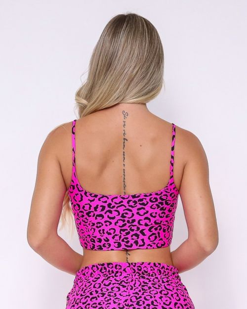 Top Bruna On�a Colors Rosa Neon