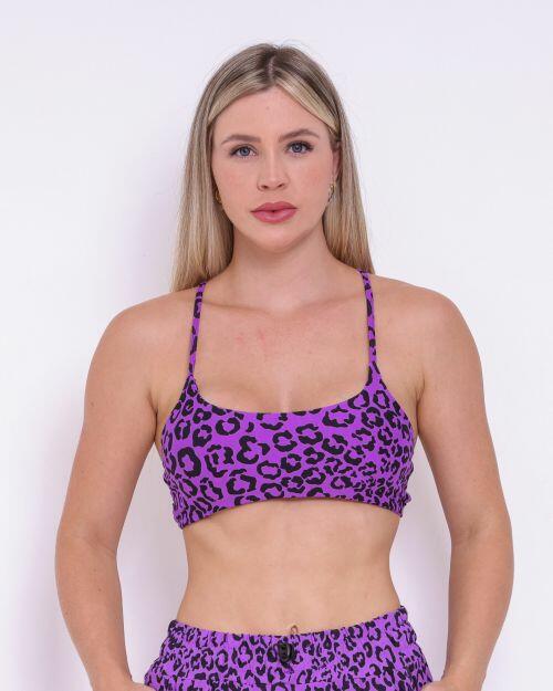 Top Aline On�a Colors Roxo