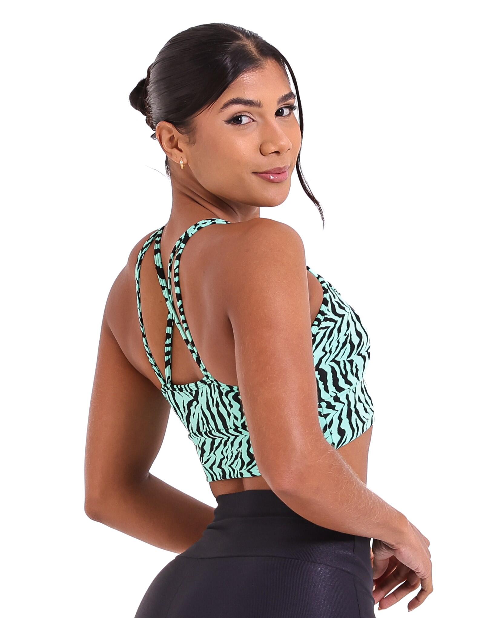 Top Rio Zebra Verde Água