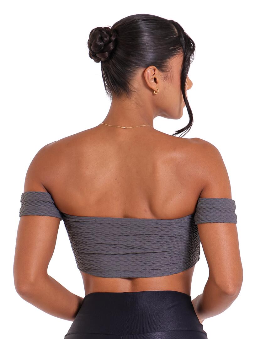Top Ciganinha Textura Soft