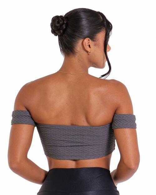 Top Ciganinha Textura Soft
