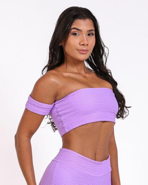 Top Ciganinha Textura Soft