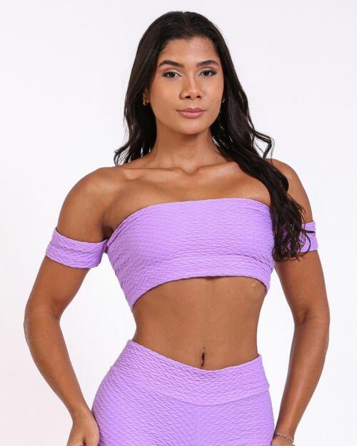 Top Ciganinha Textura Soft