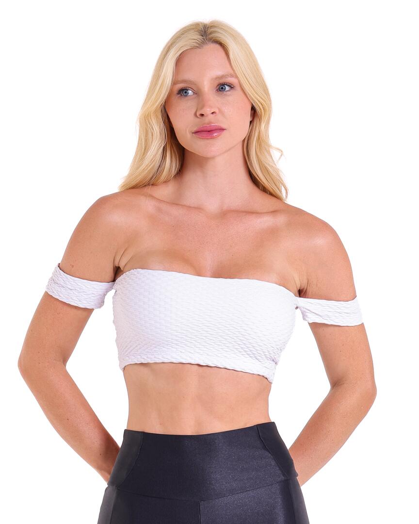 Top Ciganinha Textura Soft