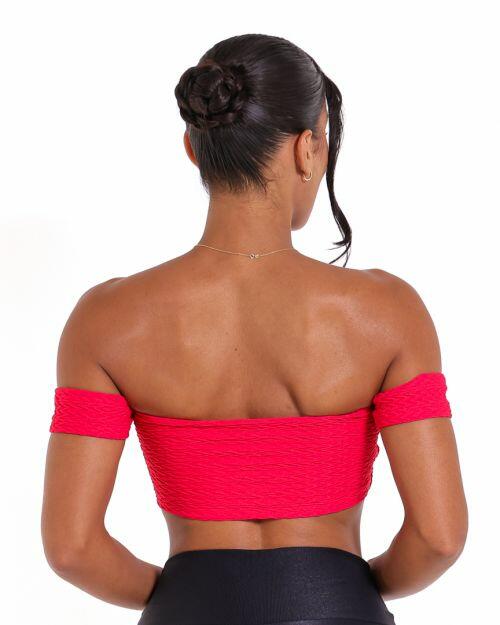 Top Ciganinha Textura Soft