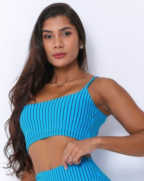 Top Bruna Listrado