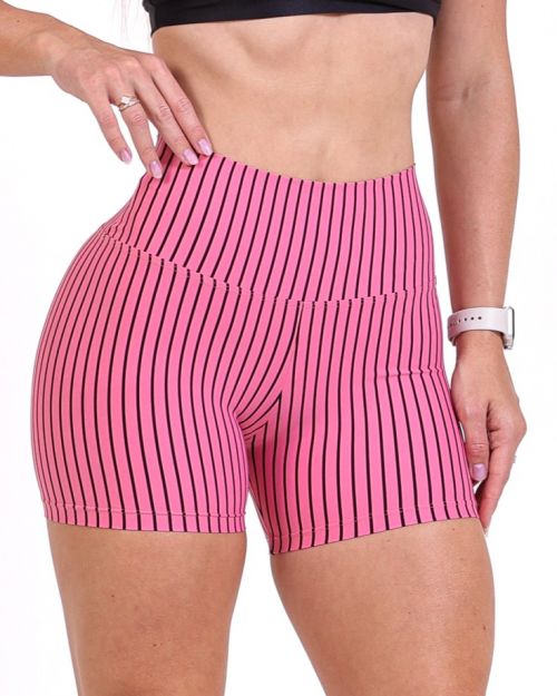 Short Bermuda Listrado Preto/Babaloo