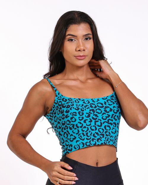 Top Regatinha On�a Colors Petr�leo