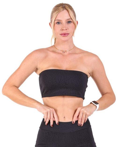 Top Faixa Jacquard Po�