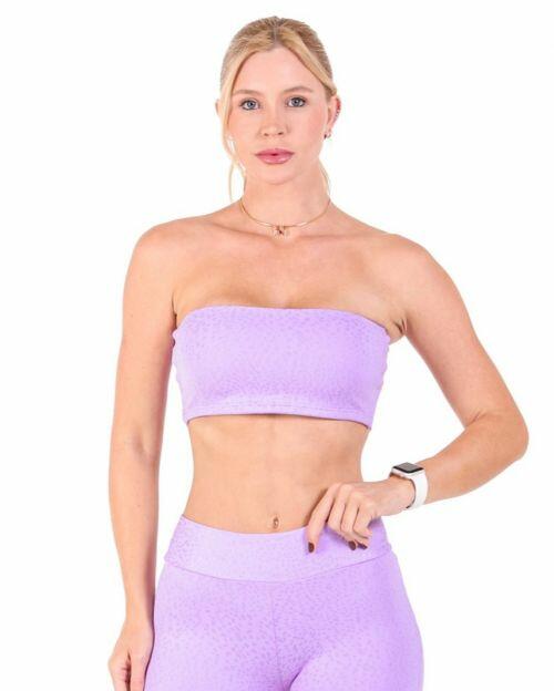 Top Faixa Jacquard Po�