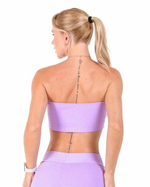 Top Faixa Jacquard Po�