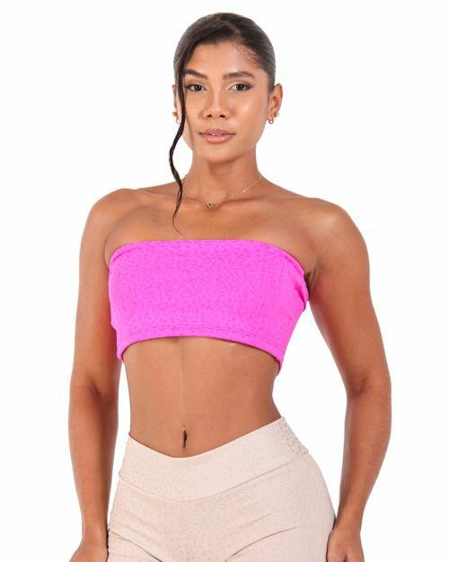Top Faixa Jacquard Po�