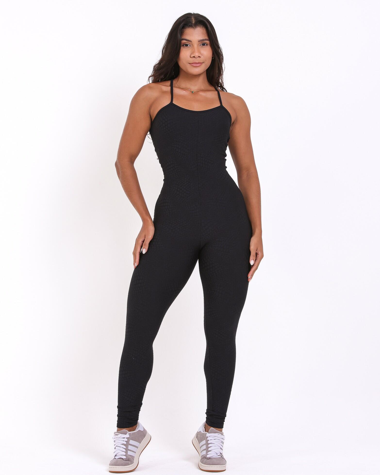 Macacão Ju Jacquard Cobra
