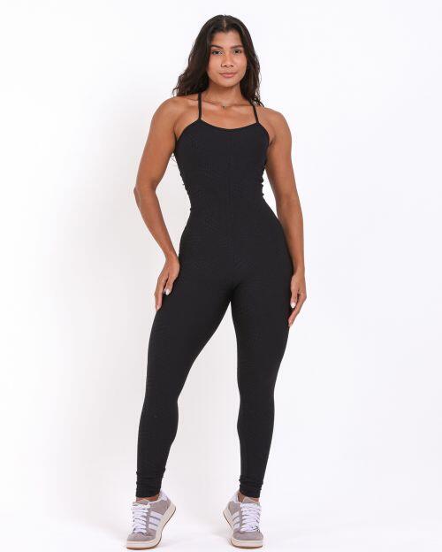 Macacão Ju Jacquard Cobra