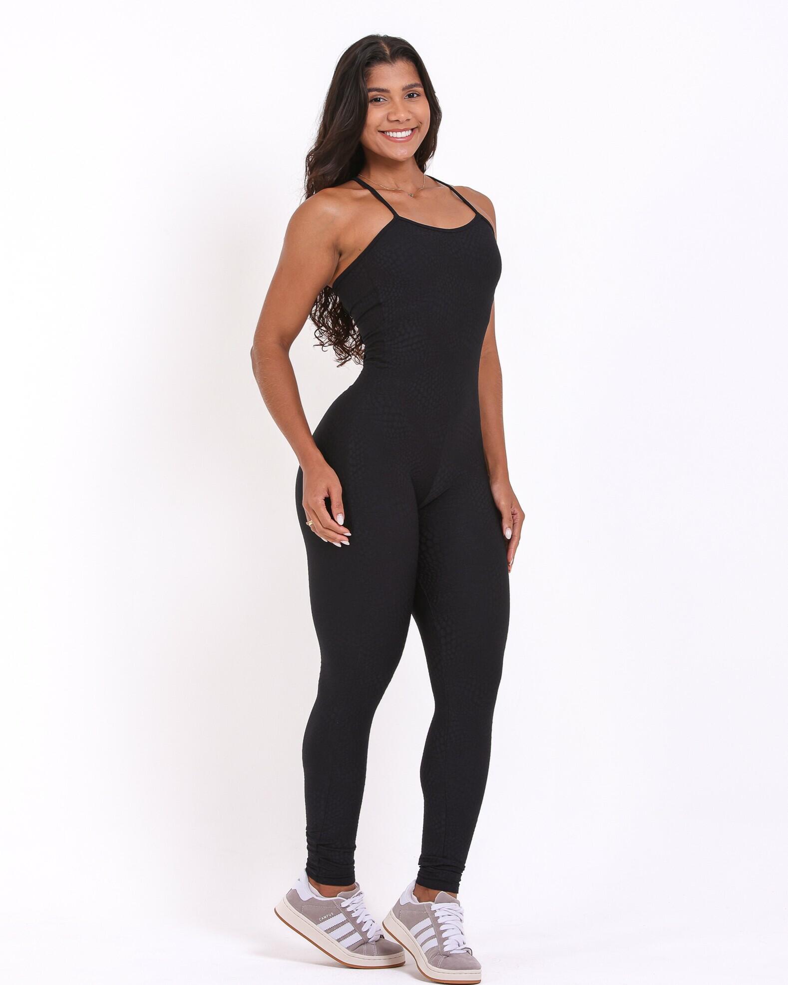 Macacão Ju Jacquard Cobra
