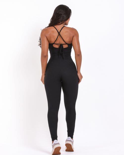 Macacão Ju Jacquard Cobra