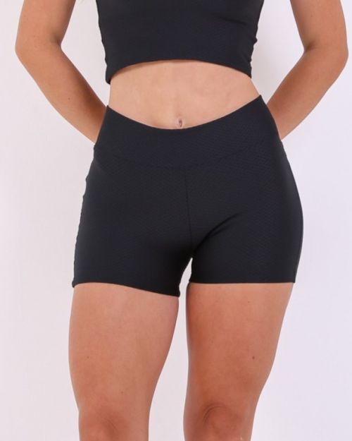 Short Básico Curtinho Textura Colmeia