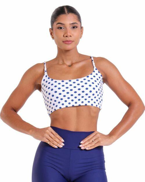 Top Regatinha Poa Azul