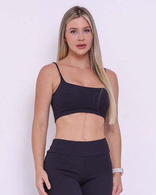 Top Bruna Jacquard Folhagem