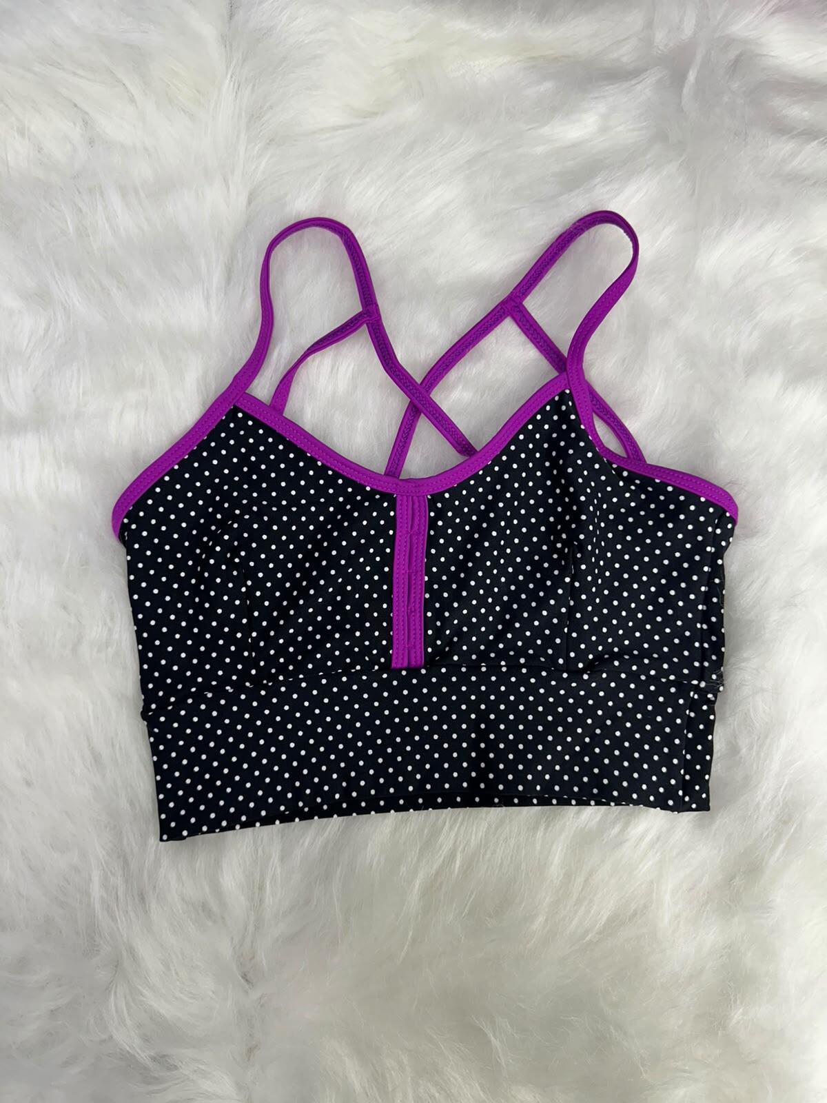 Top Búzios Bicolor Mini Poá Branco