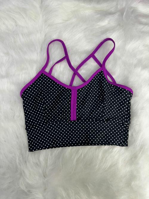 Top B�zios Bicolor Mini Po� Branco