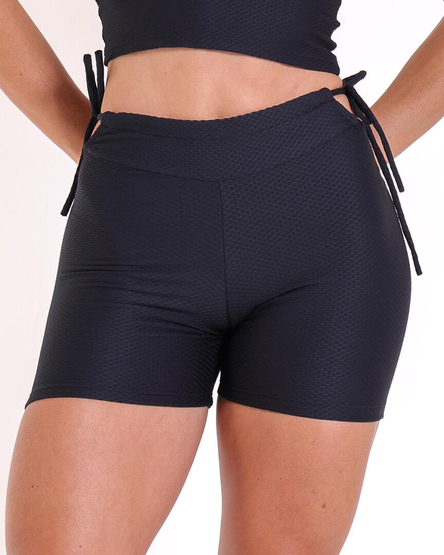 Short Empina Ajuste Textura Colmeia